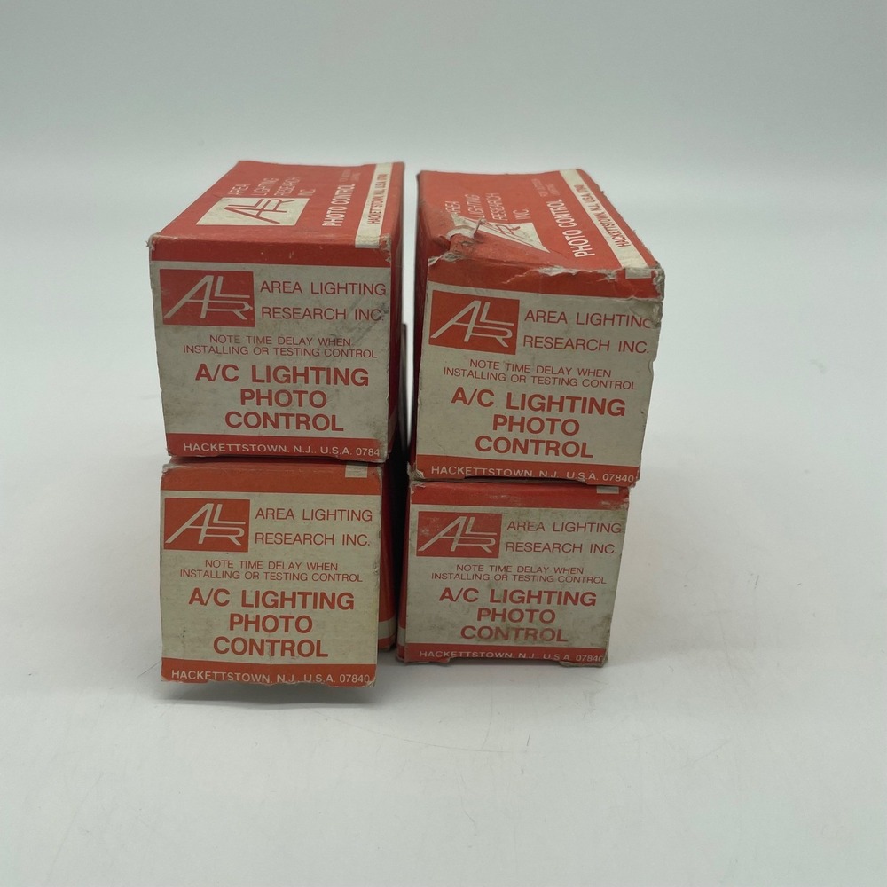 Lot of 4 Area Lighting Research ALR A/C Lighting Photo Control Outdoor Sensor